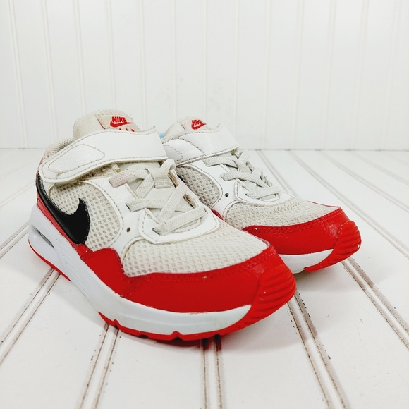 Nike Air Max Logo Strap Lace Up Kids' Athletic Sneakers H114 - Picture 4 of 11